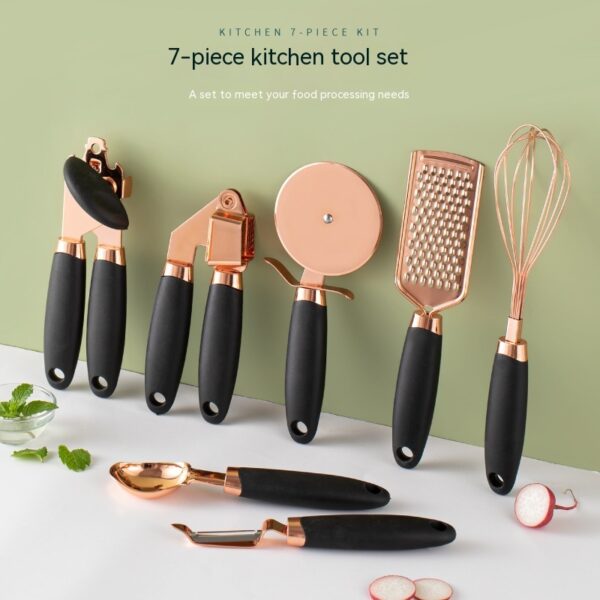 Copper-Plated Kitchen Peeler Set, Essential Household Gadget for Easy Peeling, High-Quality Peeling Tools for Home Use