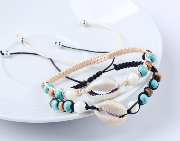 Trendy Summer Shell Bracelets for Beach Lovers, Stylish Shell Bracelets for Summer Vibes, Unique Nautical-Inspired Shell Bracelets