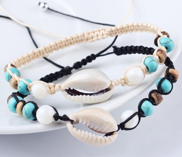 Trendy Summer Shell Bracelets for Beach Lovers, Stylish Shell Bracelets for Summer Vibes, Unique Nautical-Inspired Shell Bracelets