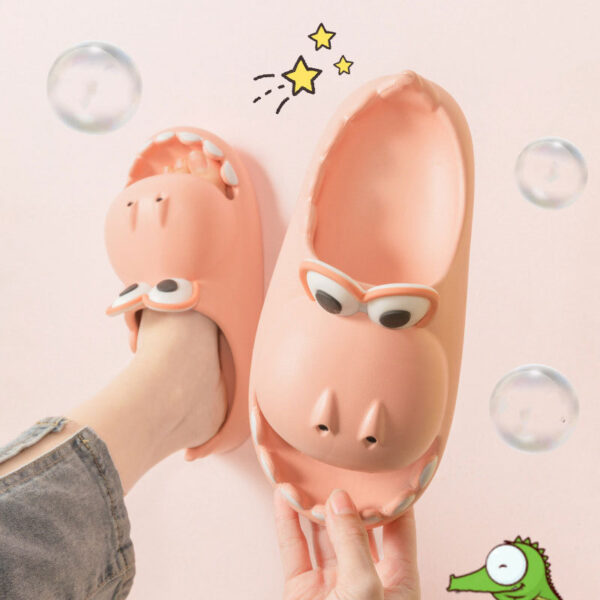 Cute Kids Dinosaur Slippers for Fun and Comfort, Parent-Child Cartoon EVA Sandals for Matching Outfits, Wholesale Kids Dinosaur Sandals for Summer