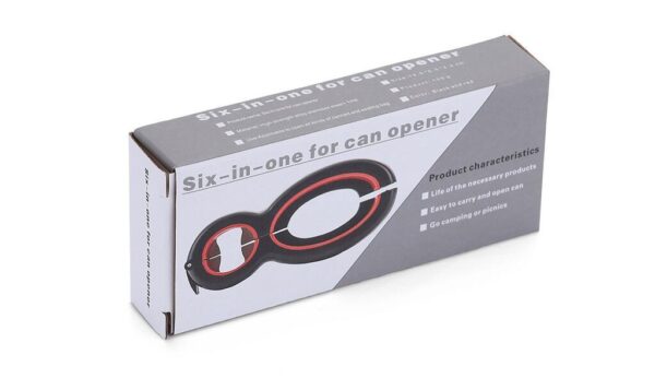 Multifunctional Six-in-One Bottle and Can Opener, Easy Opener for Bottles and Cans, Versatile Six-in-One Kitchen Opener