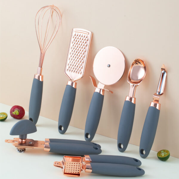 Copper-Plated Kitchen Peeler Set, Essential Household Gadget for Easy Peeling, High-Quality Peeling Tools for Home Use