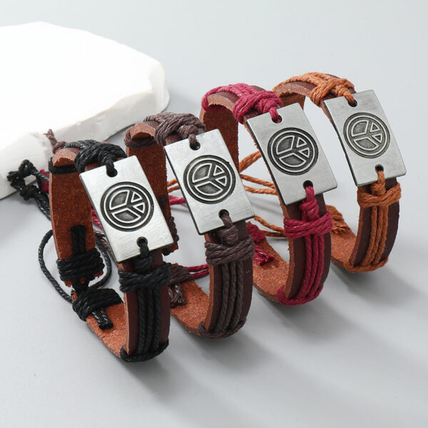 Vintage Handmade Braided Leather Bracelet for Unique Style, Artisan Leather Bracelet for Men and Women, Stylish Braided Bracelet for Everyday Wear