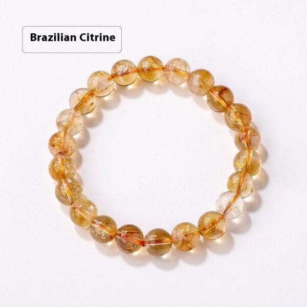 8mm Natural Crystal Stone Beads Bracelet for Positive Energy, Stylish Crystal Bead Bracelet for Women, Unique Natural Stone Bracelet for Everyday Wear