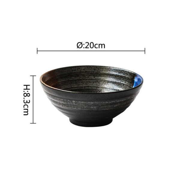 Vintage-Inspired Ceramic Soup Bowl, Retro Design Tableware Bowl with Hat and Trumpet Shape, Unique and Stylish Soup Bowl for Dining