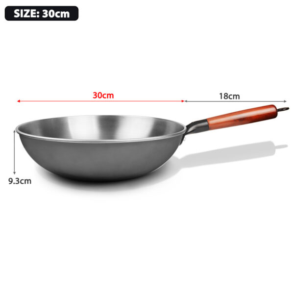 Classic Old Fashioned Uncoated Nonstick Pan, Traditional Cooking Pan for Authentic Results, Durable and Reliable