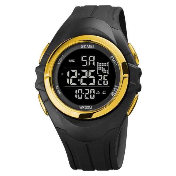 Dual-Time Sports Electronic Watch for Students, Versatile Outdoor Electronic Watch with Dual-Time Feature, Stylish Dual-Time Sports Watch for Students and Outdoor Activities