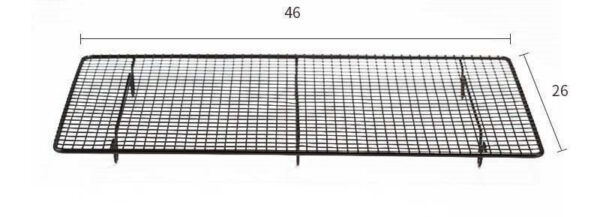 Rectangular Non-Stick Cake Cooling Rack, Premium Baking Cooling Rack for Cakes, Durable Cooling Rack for Even Baking