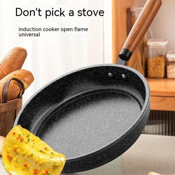 Medical Stone Non-Stick Frying Pan, Multi-Functional Light Oil Smoke Griddle, Ideal for Healthy Cooking