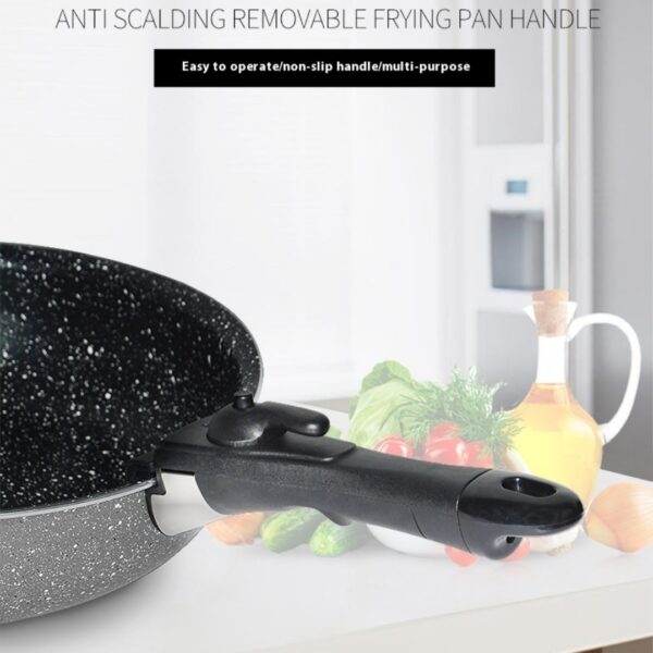 Removable Handle Pan Wok Handle Accessories, Convenient and Versatile for Easy Cooking and Storage