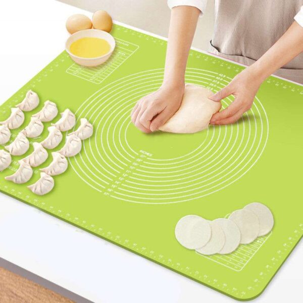 Antibacterial Thickened Silicone Kneading Mat for Household Baking, Non-Stick and Easy-to-Clean, Durable Kitchen Accessory