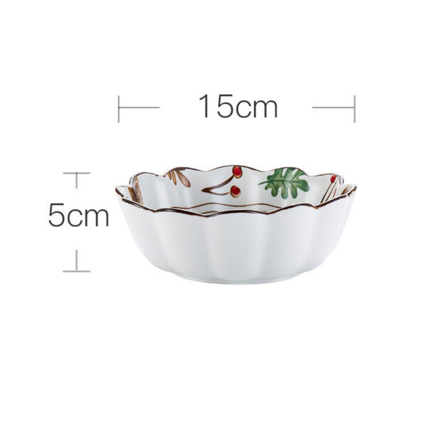 Ceramic Tableware Set Household Ceramic Bowl, Noodle And Dish Combination, Complete Ceramic Tableware Set for Home Dining, Stylish and Functional Bowl and Dish Collection