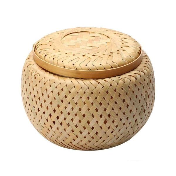 Bamboo Woven Tea Pot Gift Box, Elegant Storage & Presentation for Teaware