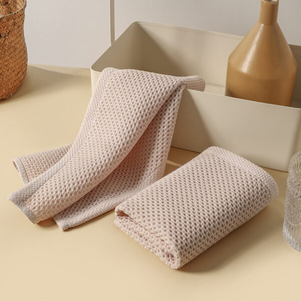 Breathable Honeycomb Cotton Kitchen Cleaning Towel, Absorbent Cotton Kitchen Dish Towel, Soft and Durable Honeycomb Weave Kitchen Towel