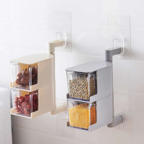 Kitchen Seasoning Box, Compact and Stylish Organizer for Spices and Herbs