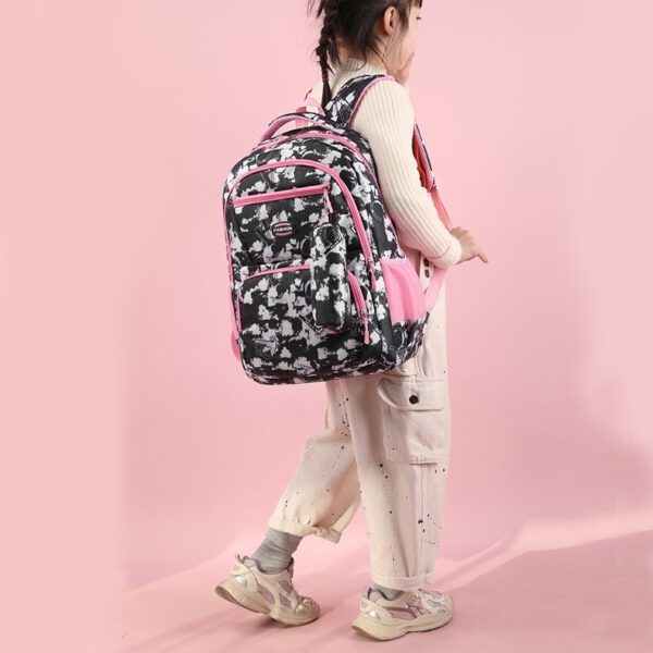 New Letter Print Backpack with Pencil Case, Fashionable Sweet Schoolbag for Primary School Students, Stylish Backpack for Girls and Boys