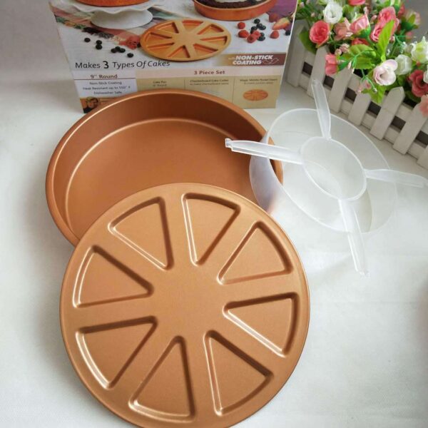 Copper Chef Perfect Cake Pan, High-Quality Non-Stick Bakeware, Ideal for Baking Perfect Cakes