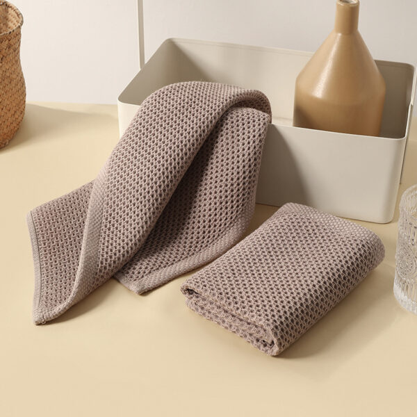 Breathable Honeycomb Cotton Kitchen Cleaning Towel, Absorbent Cotton Kitchen Dish Towel, Soft and Durable Honeycomb Weave Kitchen Towel