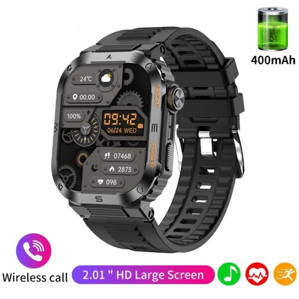 Multifunctional Waterproof Alarm Clock Watch with Large Dial and Smart Reminder, Large Dial Multifunctional Waterproof Smart Reminder Watch