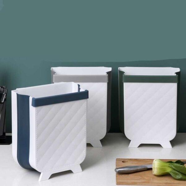 Compact Folding Trash Can for Kitchen Use, Space-Saving Trash Bin, Portable and Collapsible Trash Can for Easy Storage