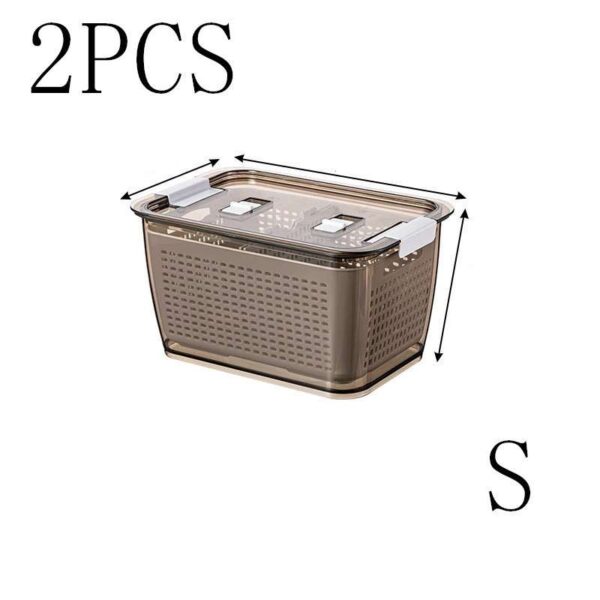 Large Capacity Preservation Box for Refrigerator, Ideal for Food Storage and Freshness