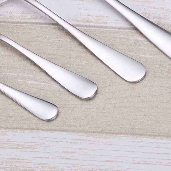 Thickened Stainless Steel Tableware, Durable Soup and Coffee Spoon, High-Quality Utensils for Everyday Use