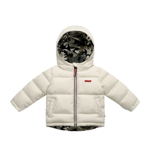 Reversible Winter Coat for Middle and Small Children, Warm & Stylish Kids' Padded Jacket, Versatile Kids' Winter Wear