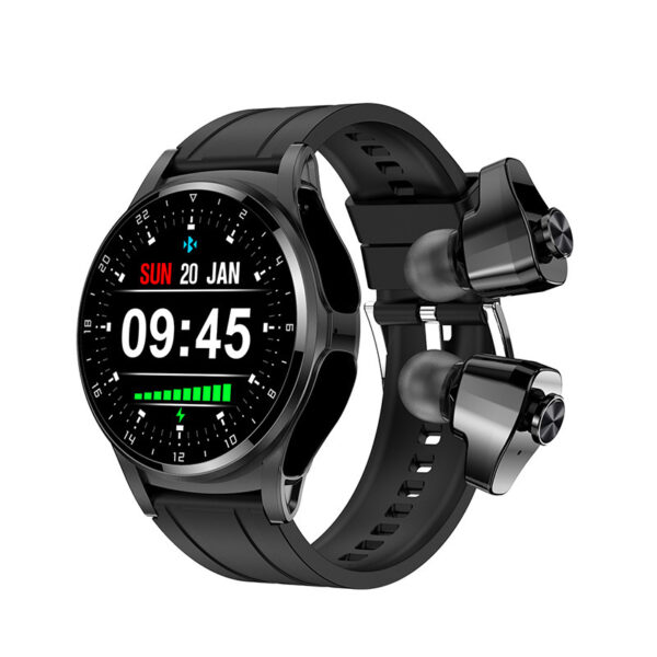 GT66 Smart Watch with TWS 2-in-1 Bluetooth HD Voice Calling, Advanced GT66 Smart Watch with Bluetooth and HD Voice Call