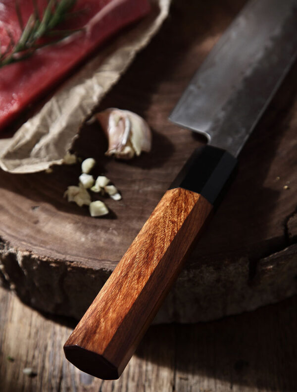 Hand-Forged Household Chef Knife for Fruits, Durable Hand-Forged Fruit Kitchen Knife, Precision Hand-Forged Chef Knife for Household Use