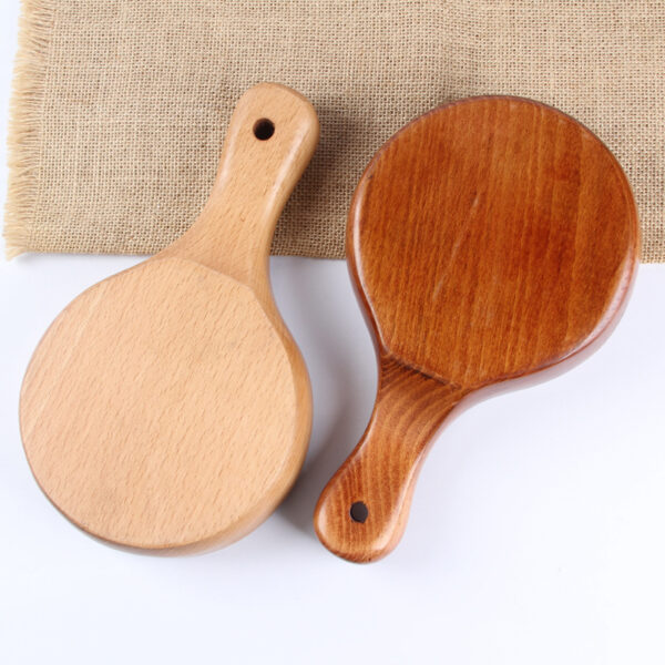 Multifunctional Wooden Bowl Wooden Tableware With Handle For Fruit Salad Bowl, Versatile Wooden Bowl With Handle, Ideal for Fruit and Salad