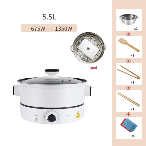 Multifunctional Small Electric Hot Pot for 1-3 People, Compact Electric Cooking Pot for Dormitory Use, Versatile Hot Pot for Individual and Small Meals