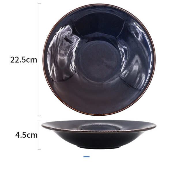 Vintage-Inspired Western Style Ceramic Tableware Set, Retro Creative Ceramic Dishes for Elegant Dining, Classic Western Tableware with Unique Design