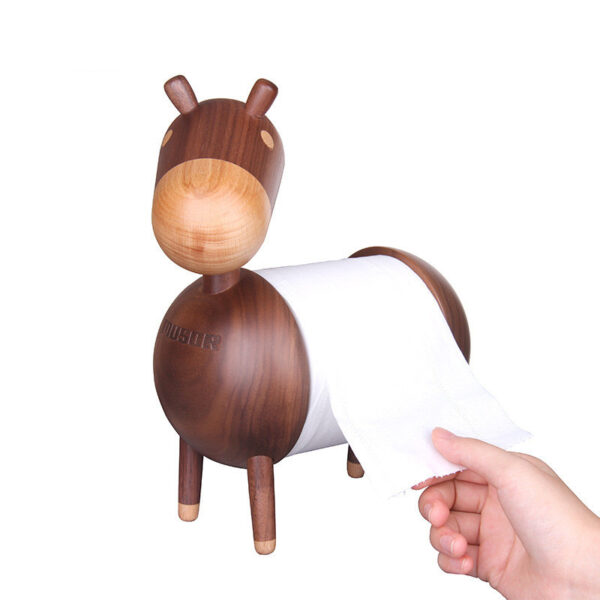 Wall-Mounted Kitchen Paper Towel Holder, Little Donkey Bathroom Roll Paper Holder, Hanging Paper Towel Holder for Kitchen or Bathroom