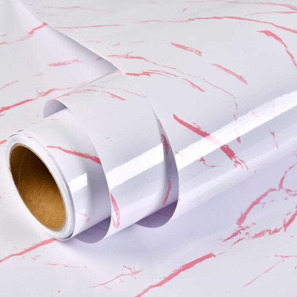 Self-Adhesive Vinyl Wallpaper, Marble Design for Room Decor and Furniture Renovation