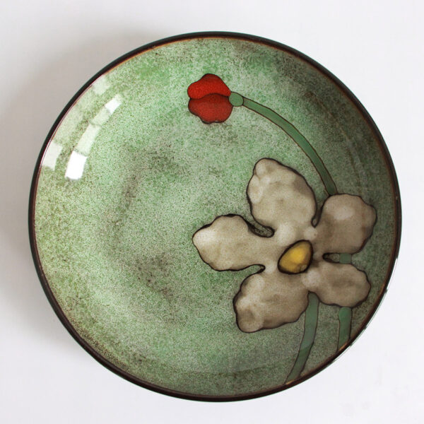 Japanese style kiln Flower Restaurant, ceramic plate and wind flat plate, dish plate underglaze color , Japanese Kiln Fired Ceramic Plates for British Export , Traditional Underglaze Ceramic Flat Plates