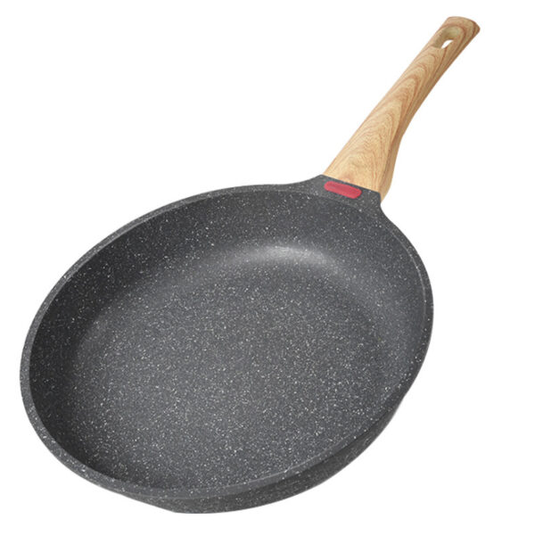 Korean Style Macadamite Pan with Double Bottom, Intelligent Temperature Control Non-Stick Skillet, Ideal for Steak and Eggs