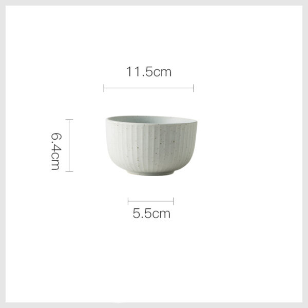 Japanese-Style Tableware Ceramic Bowl Rice Bowl Household Single Soup Bowl Dessert Bowl, Traditional Japanese Ceramic Bowls