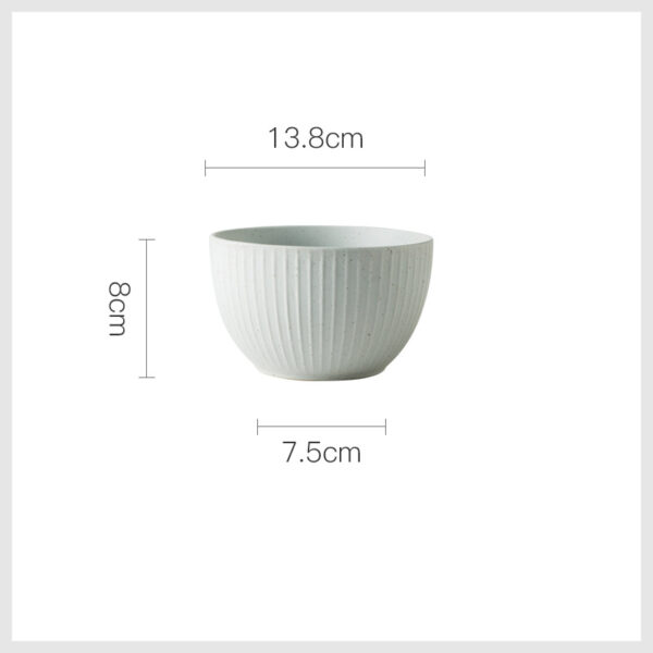 Japanese-Style Tableware Ceramic Bowl Rice Bowl Household Single Soup Bowl Dessert Bowl, Traditional Japanese Ceramic Bowls