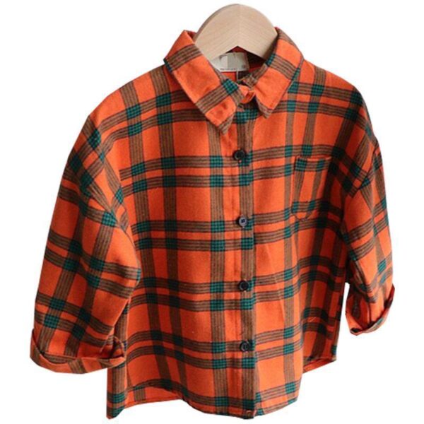 Classic Plaid Shirts for Kids, Trendy Baby Shirts for Boys and Girls, Stylish Plaid Tops for Children