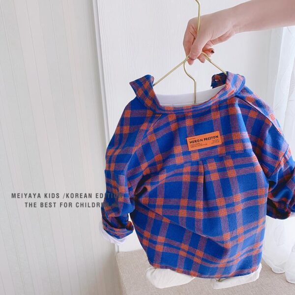 Classic Plaid Shirts for Kids, Trendy Baby Shirts for Boys and Girls, Stylish Plaid Tops for Children