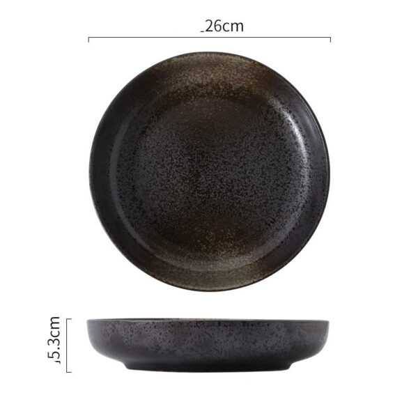 Japanese-Style Simple Tableware, Ceramic Dishes, Creative Salad Dishes, Deep Discs, Minimalist Japanese Ceramic Dinnerware