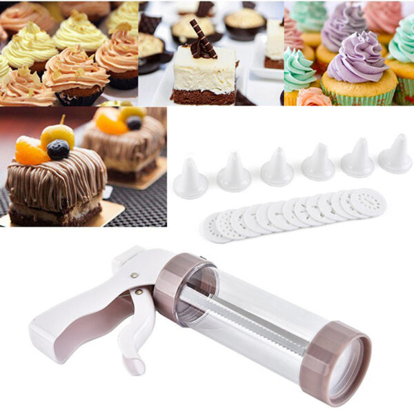 Decorating Extruder Cream Gun for Cake Decoration, Professional Decorating Gun for Baking, Versatile Cream Gun for Intricate Designs