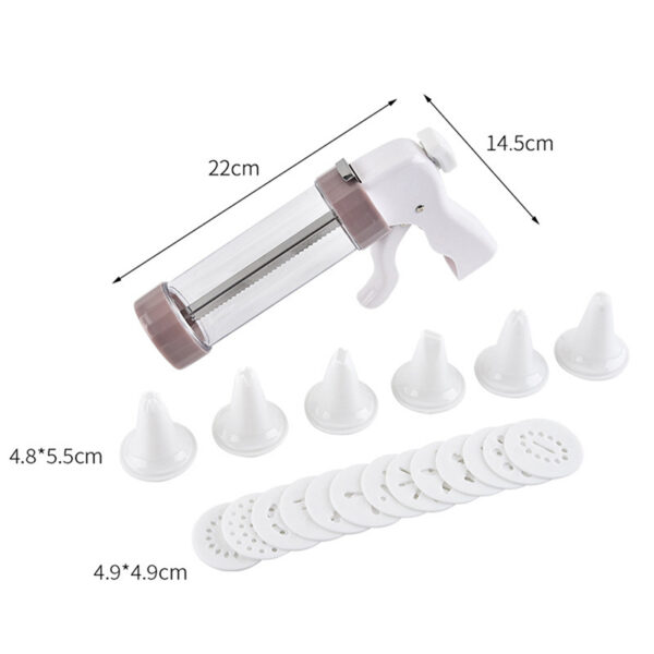 Decorating Extruder Cream Gun for Cake Decoration, Professional Decorating Gun for Baking, Versatile Cream Gun for Intricate Designs