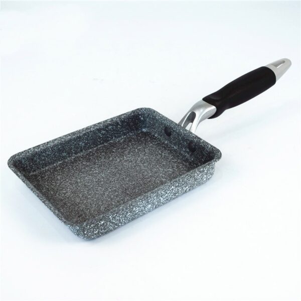 Compact Square Frying Pan for Fried Egg Rolls, Versatile Small Square Cooking Pan, Ideal for Egg Rolls and Mini Dishes