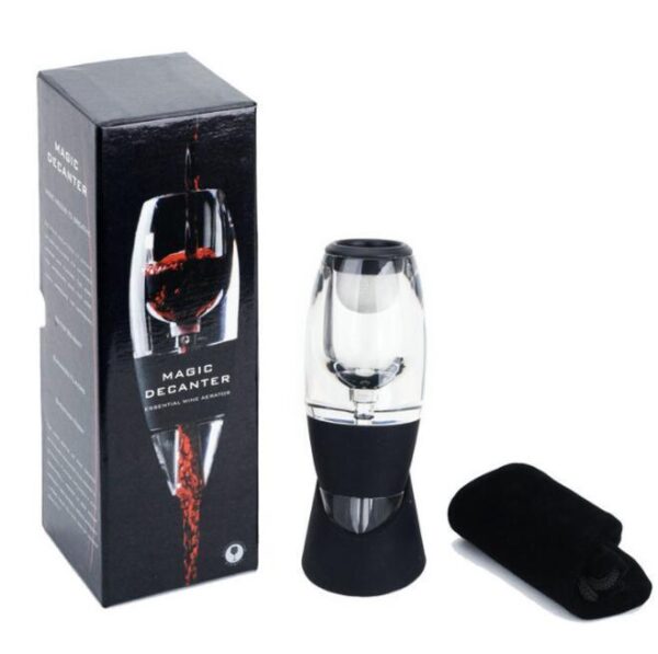 Portable Wine Aerator and Decanter for Red and White Wine, Fast Decanter Filter for Enhancing Wine Flavor, Whisky and Wine Aerator for Parties and Home Use