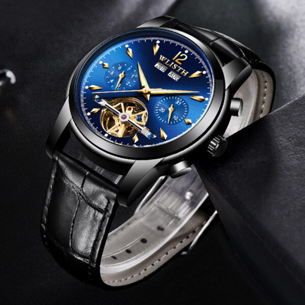 Full-Automatic Multifunction Mechanical Watch for Korean Business Men, Stylish Mechanical Watch for Business Men with Full-Automatic Functions