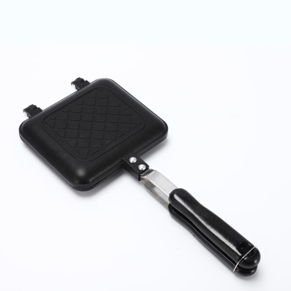 Waffle Bread Toast Mold, Versatile Breakfast Pan for Toast and Waffles, Durable Non-Stick Design