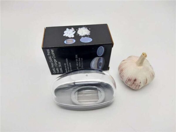 Plastic Small Garlic Cutter for Kitchen, Handy Garlic Chopper Gadget, Efficient Garlic Slicing Tool