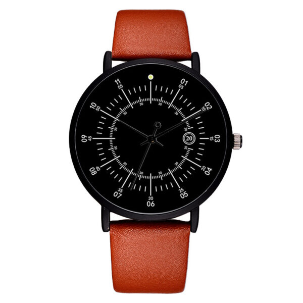 Leather Strap Casual Custom Watch, Stylish Custom Leather Strap Watch for Women, Elegant Casual Leather Strap Watch