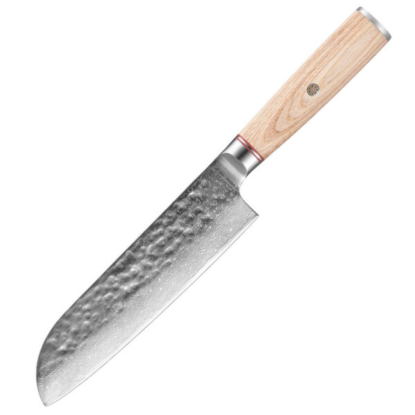 Damascus Steel Handcrafted Kitchen Knife, Premium Chef Knife for Professional Cooking, Durable and Sharp Kitchen Tool